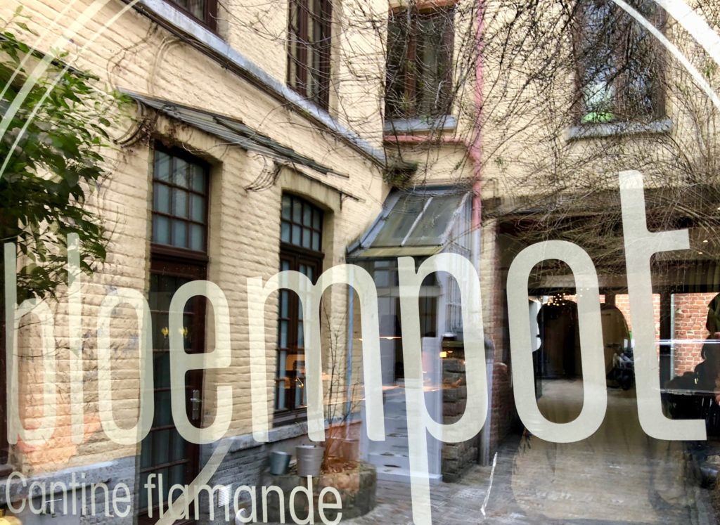 Bloempot restaurant à Lille - vitrine