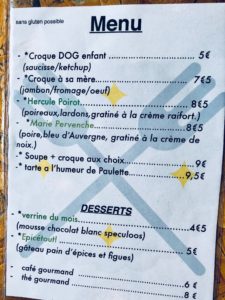MarcqBaroeul Popcup cafe menu