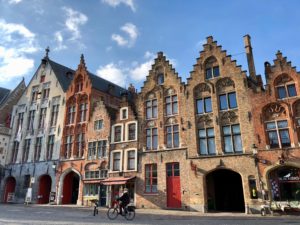 Belles façades Bruges Belgique