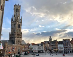 Befroi de Bruges Belgique - sur le Markt