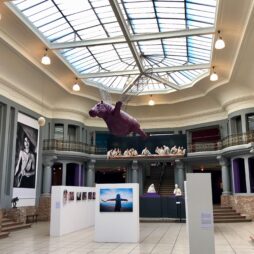 Atrium central du musée des Beaux-Arts de Tournai Belgique