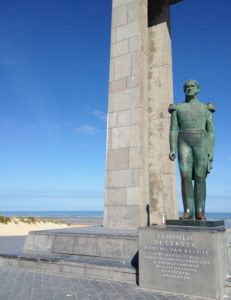 La Panne Belgique - Monument Leopold 1er sur la digue