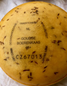 Fromage fermier au lait cru avec étiquette - Gouda Pays-Bas