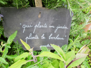 Panneau QUi plante un jardin - Herbarium Saint-Valery-sur-Somme