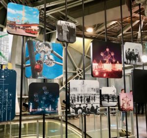 Bruxelles Atomium panneaux expo permanente
