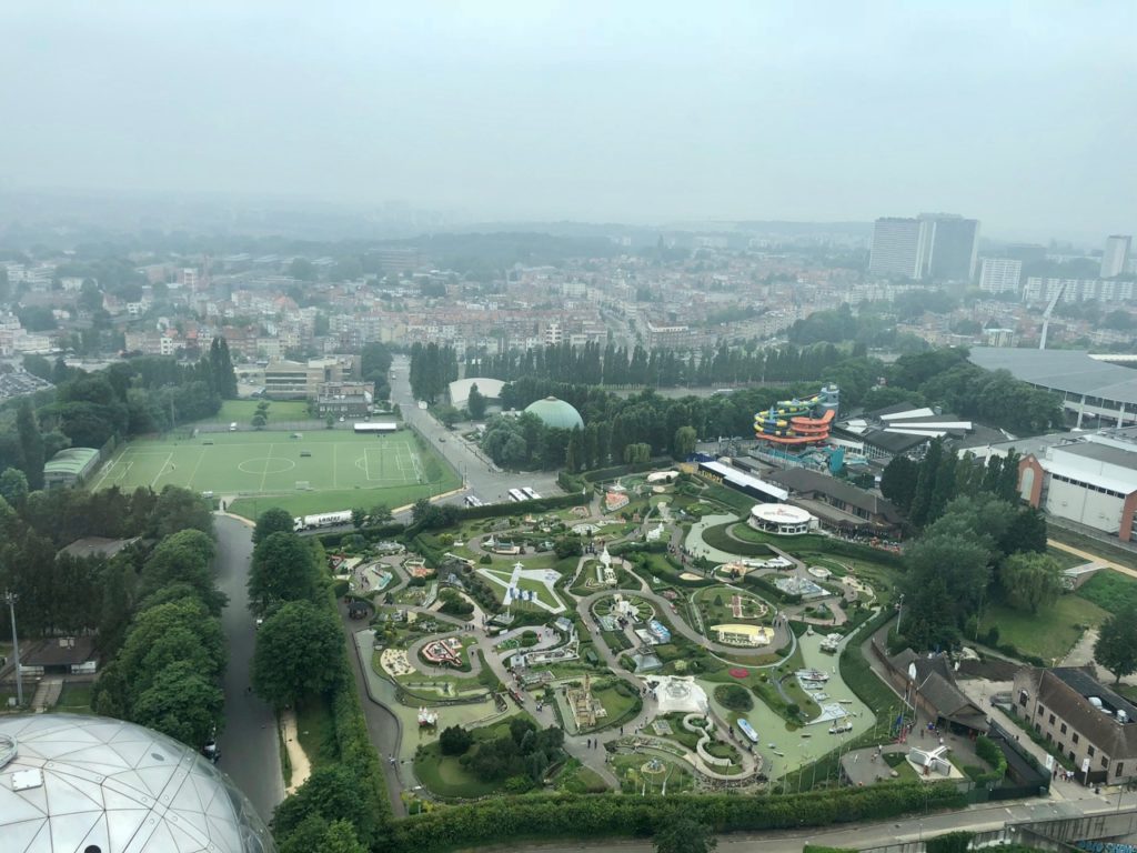 Bruxelles Atomium panorama