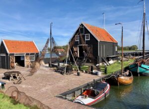 Pays-Bas Enkhuizen - Zuiderzeemuseum scène pêche