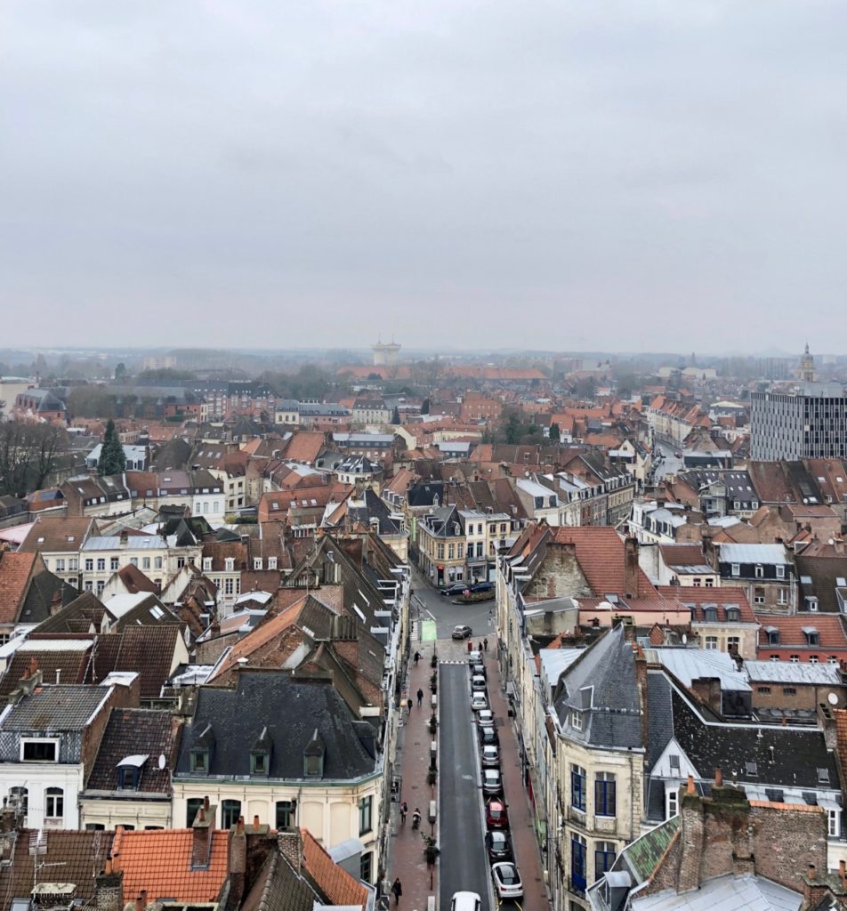 Douai beffroi vu en-haut