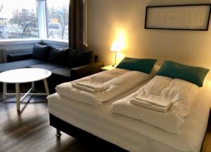 Islande Reykjavik Nordurey guesthouse chambre
