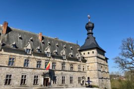 Belgique château chimay vue ensemble