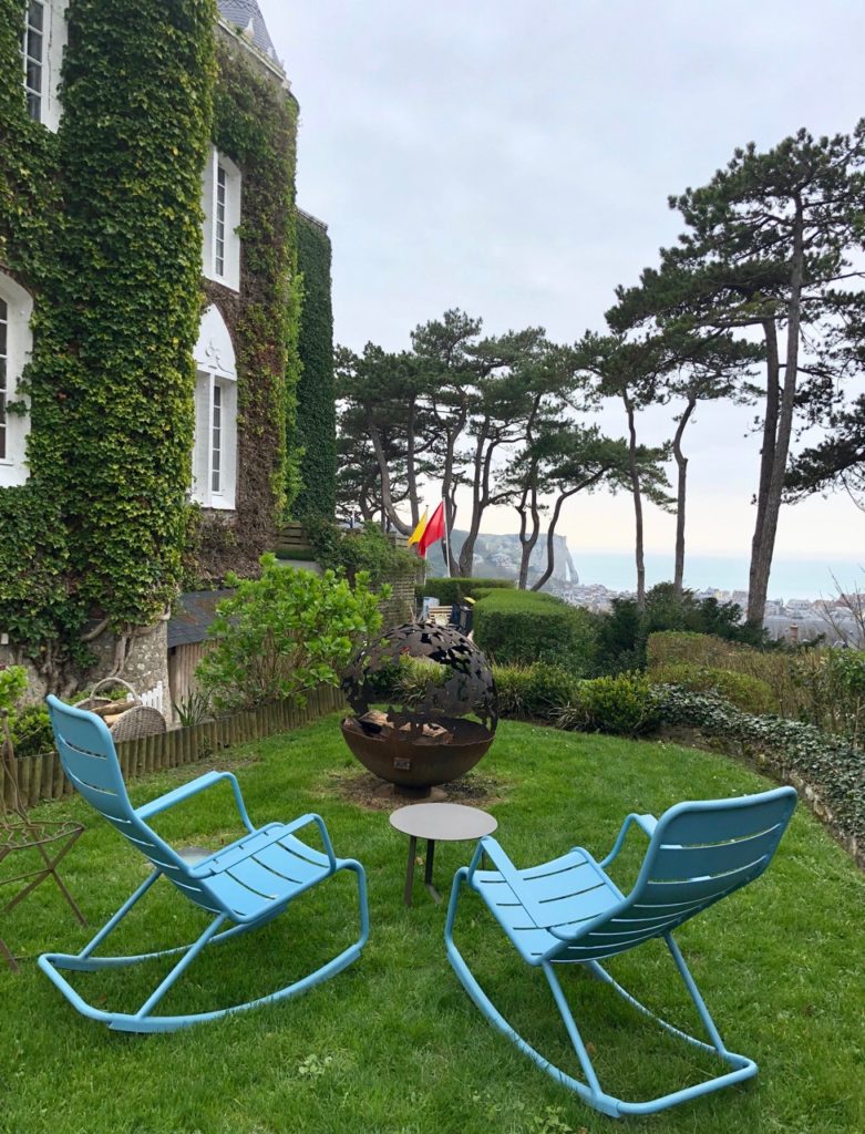 Etretat hotel Le Donjon jardin