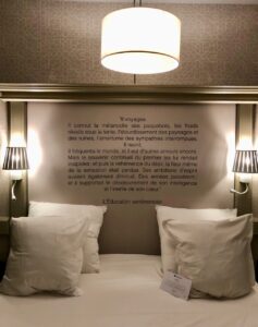 Rouen Hotel Flaubert lit