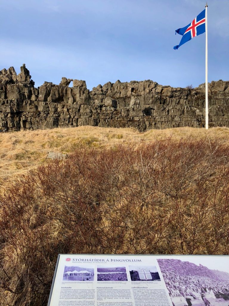 Islande cercle or pingvellir rocher loi