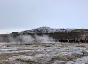 Islande cercle or site geysir