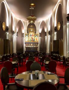 Malines hotel martins Patershof salle petit déjeuner