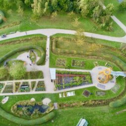 Parc Mosaïc Wavrin vu au drône