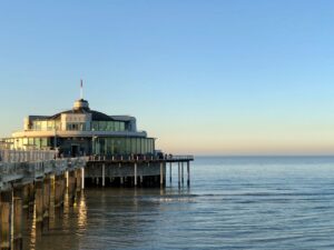 Cote belge Blankenberge Pier vu de pres