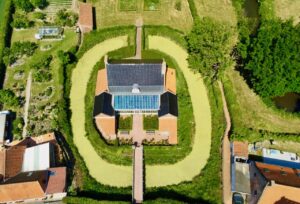 Rubrouck mairie vue au drone