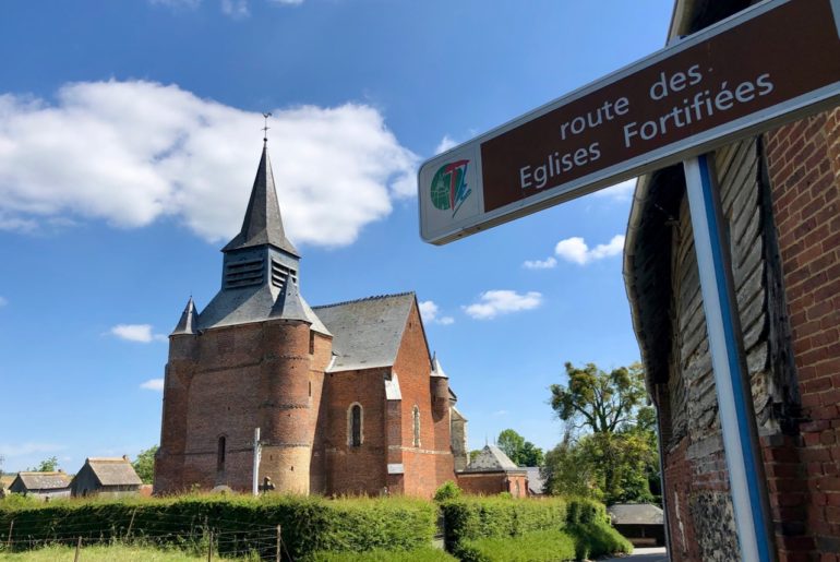 Eglises fortifiées Thierache Burelles