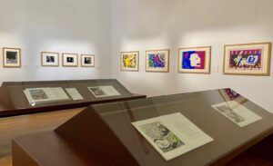 Musee-Matisse-Le-Cateau-Fables-La-Fontaine-illustrees-par-Marc-Chagall-salle-Teriade-vue-ensemble