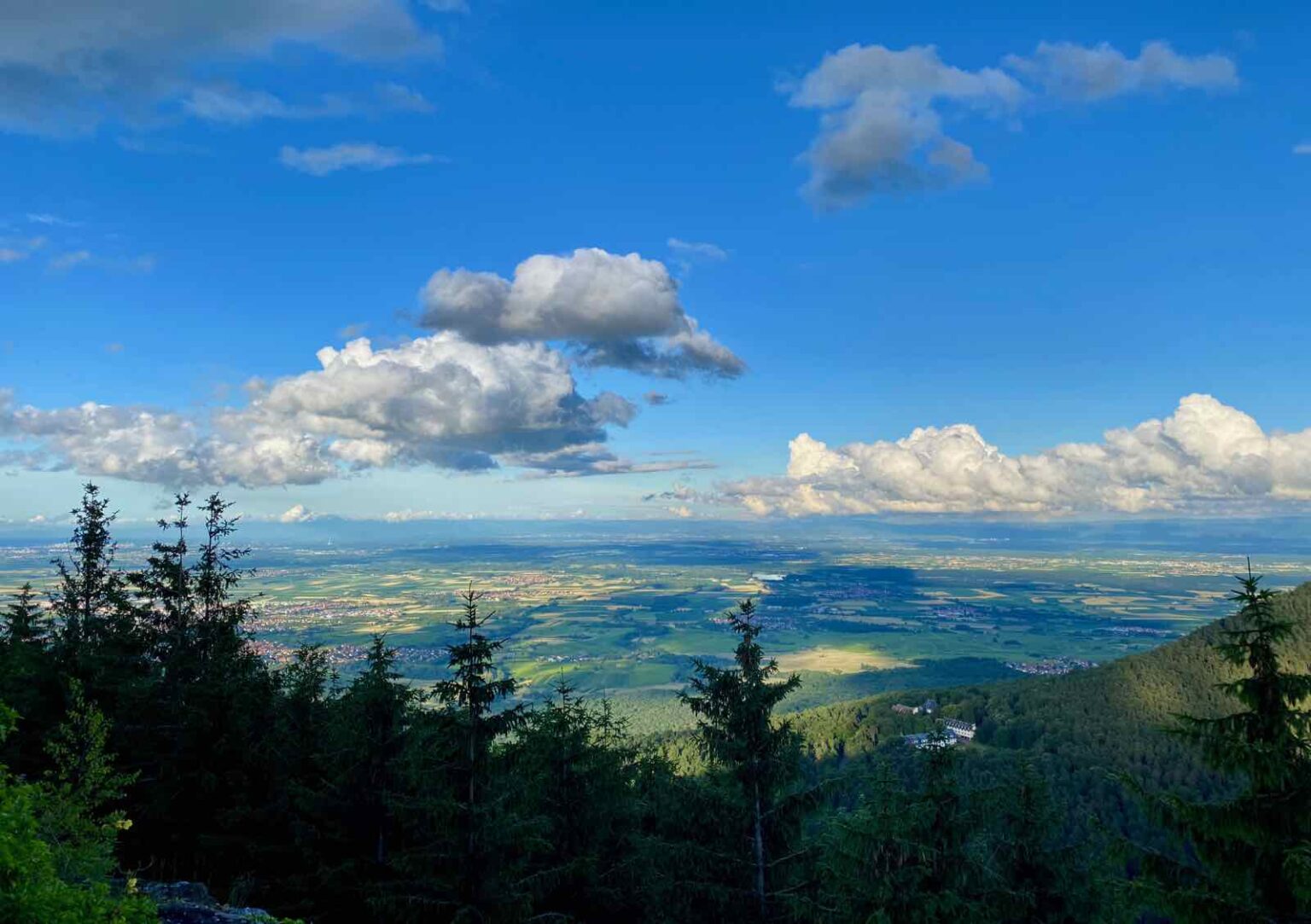 Au Mont SainteOdile, *toute l'Alsace à