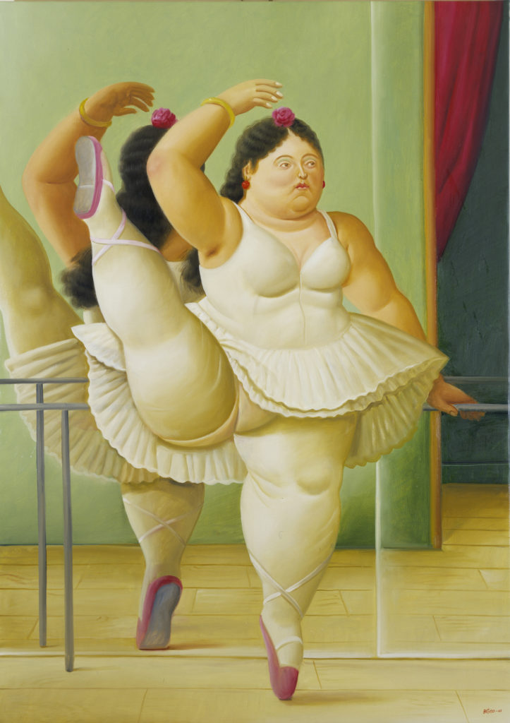 Fernando-Botero-Danseuse a la barre- 2001