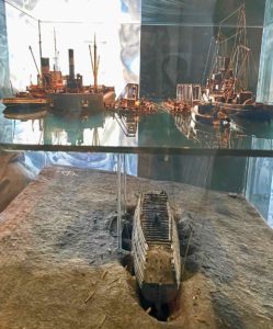 Stockholm-Vasa-Museet-maquette-sortie-eau-navire