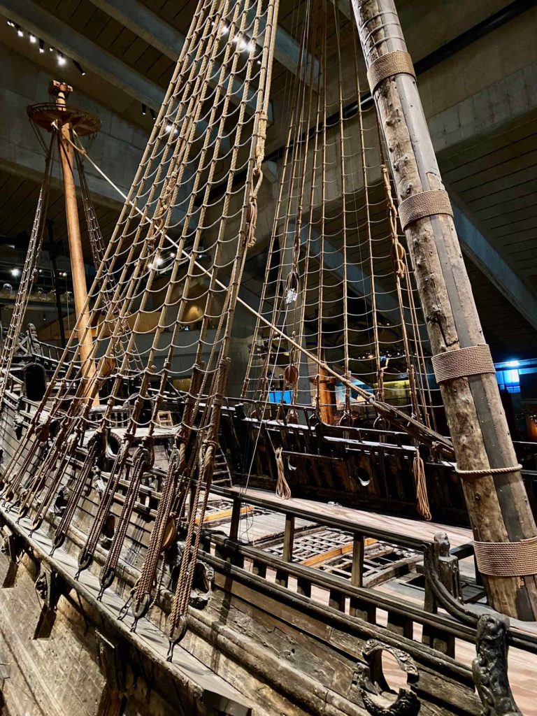 Stockholm-Vasa-Museet-navire-vu-de-haut