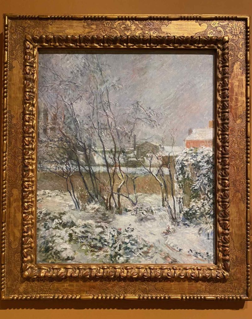 Paul Gaughin, Jardin sous la neige @Ny Carlsberg Glyptotek