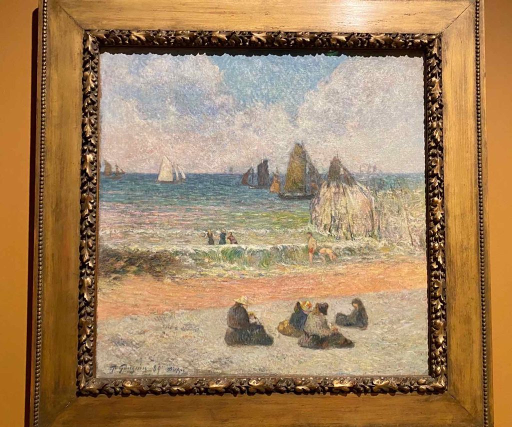 Paul Gaughin, La Côte à Dieppe @Ny Carlsberg Glyptotek