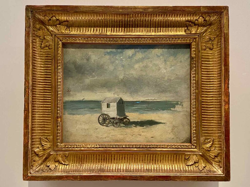 Cabine de bain sur la plage, 1876, James Ensor
