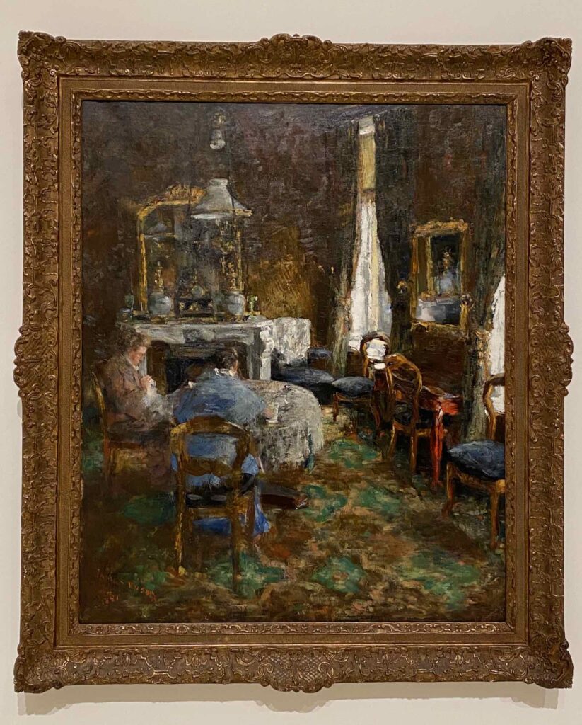 Le Salon Bourgeois, 1881, James Ensor