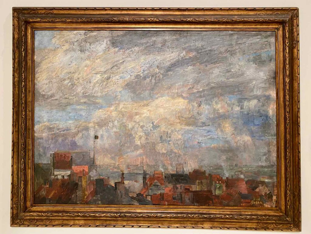 Les Toits d'Ostende, 1884, James Ensor