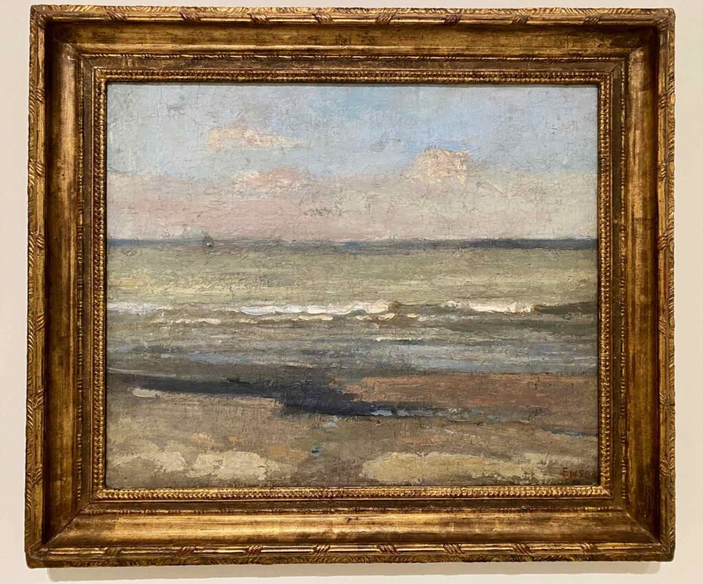 Mer grise, 1880, James Ensor