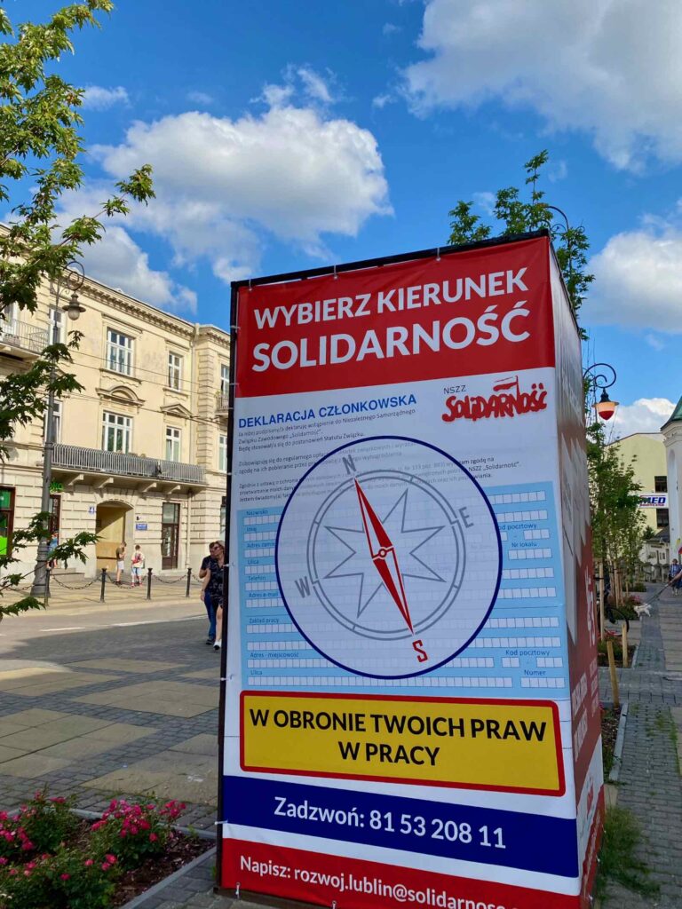 Lublin-en-Pologne-Solidarnosz