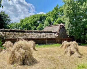 Lublin-en-Pologne-musee-ethnographique-ballots-paille