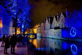 Bruges-Lueur-d-Hiver-Circle-of-Life-Groenerei-avec-spectateurs