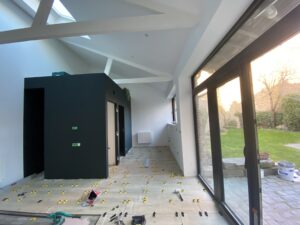 Avec debut carrelage