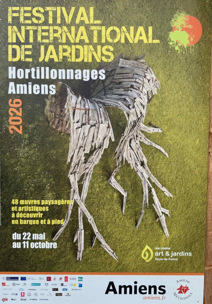 Festival jardins hortillonnages Amiens affiche