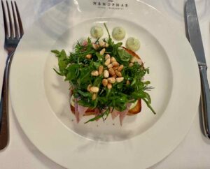 Afsnee-restaurant-Le-Nenuphar-toast-anguille-fumee