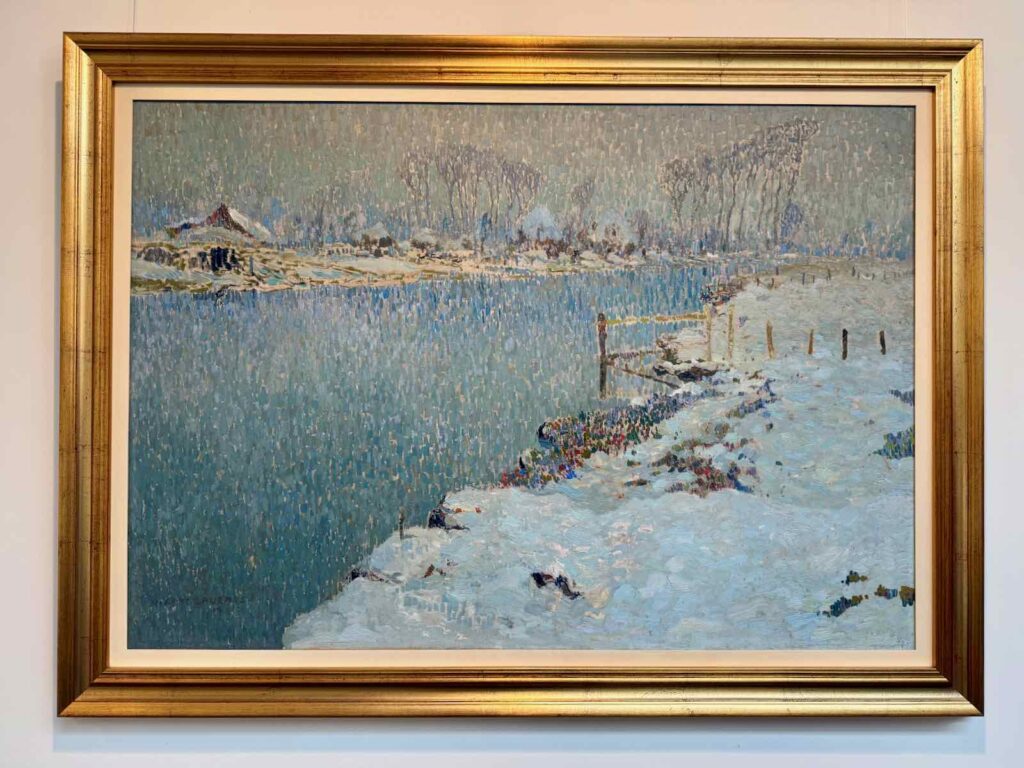 La Lys sous la neige, 1917, Albert Saverys