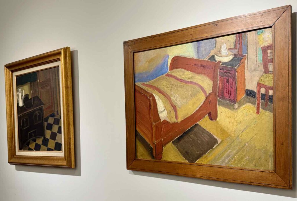 Laethem-Saiint-Martin-Deurle-maison-de-Gust-De-Smet-tableau-lit