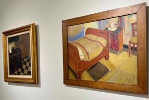 Laethem-Saiint-Martin-Deurle-maison-de-Gust-De-Smet-tableau-lit