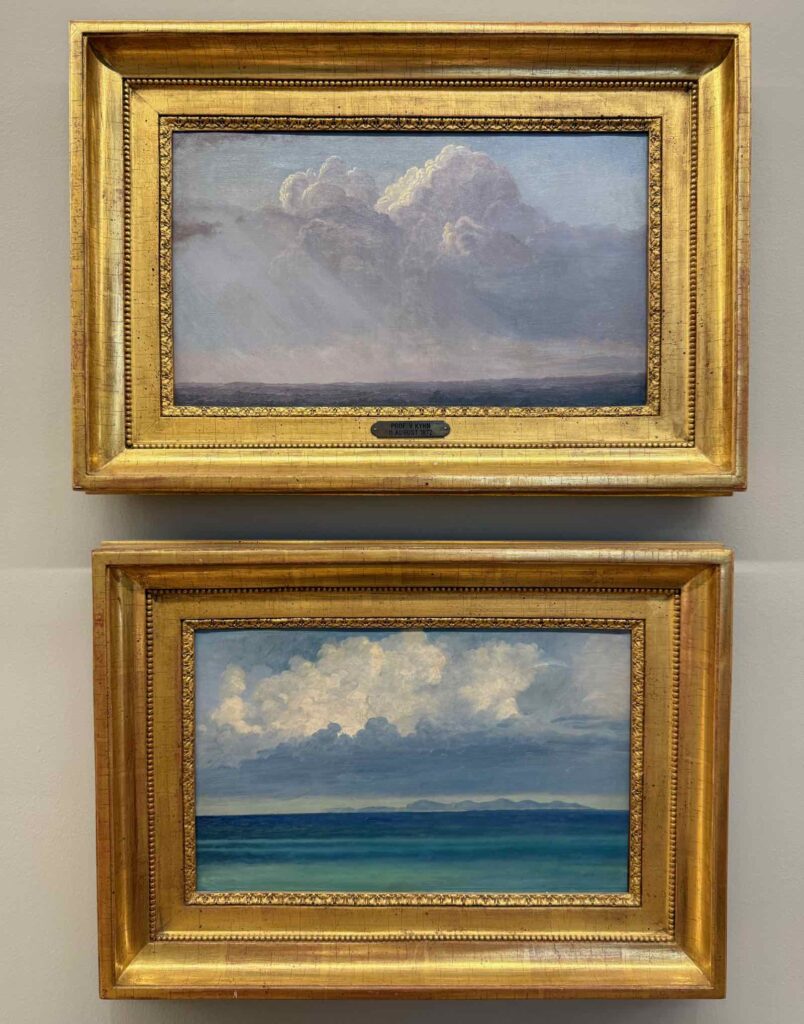 Beauvais MUDO Étude de ciel, Vilhelm Kyhn, vers 1872, huile sur toile