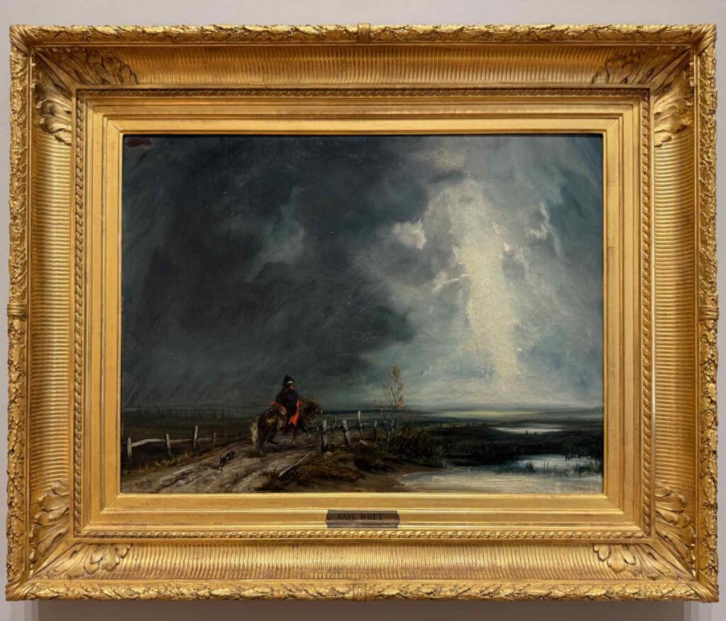 Beauvais MUDO Le Retour du Grognard, Paul Huet, 1821, huile sur toile