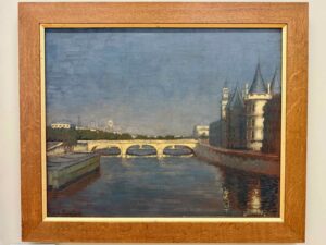 Beauvais MUDO Paris, le Pont au Change, Antonio de La Gandara, vers 1909, huile sur toile