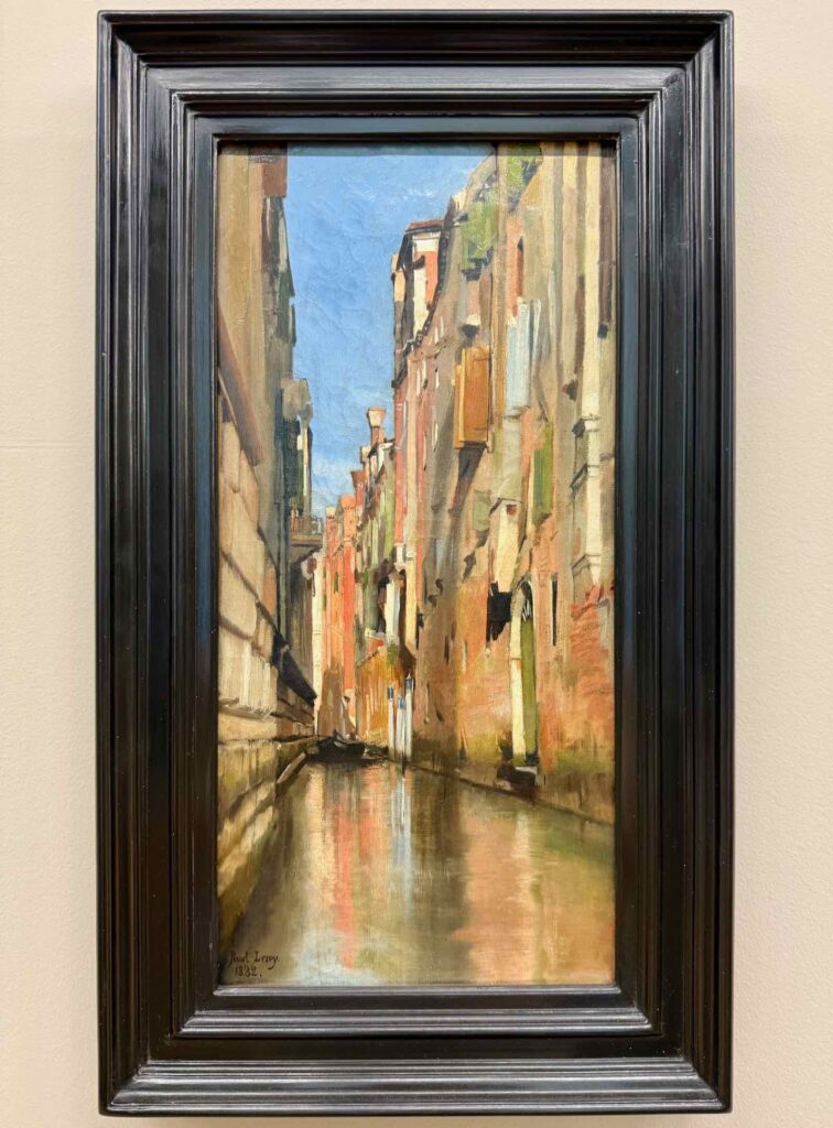 Canal à Venise, Paul Leroy, 1882, huile sur toile