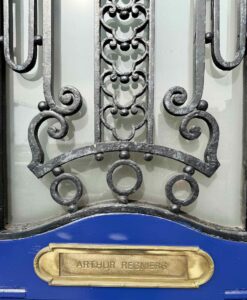 Charleroi-Art-deco-Maison-Regniers-boite-aux-lettre