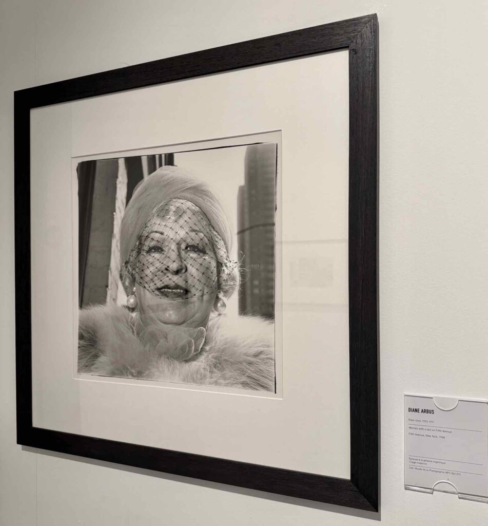 Diane Arbus, Woman with a veil on Fifth Avenue, 1968