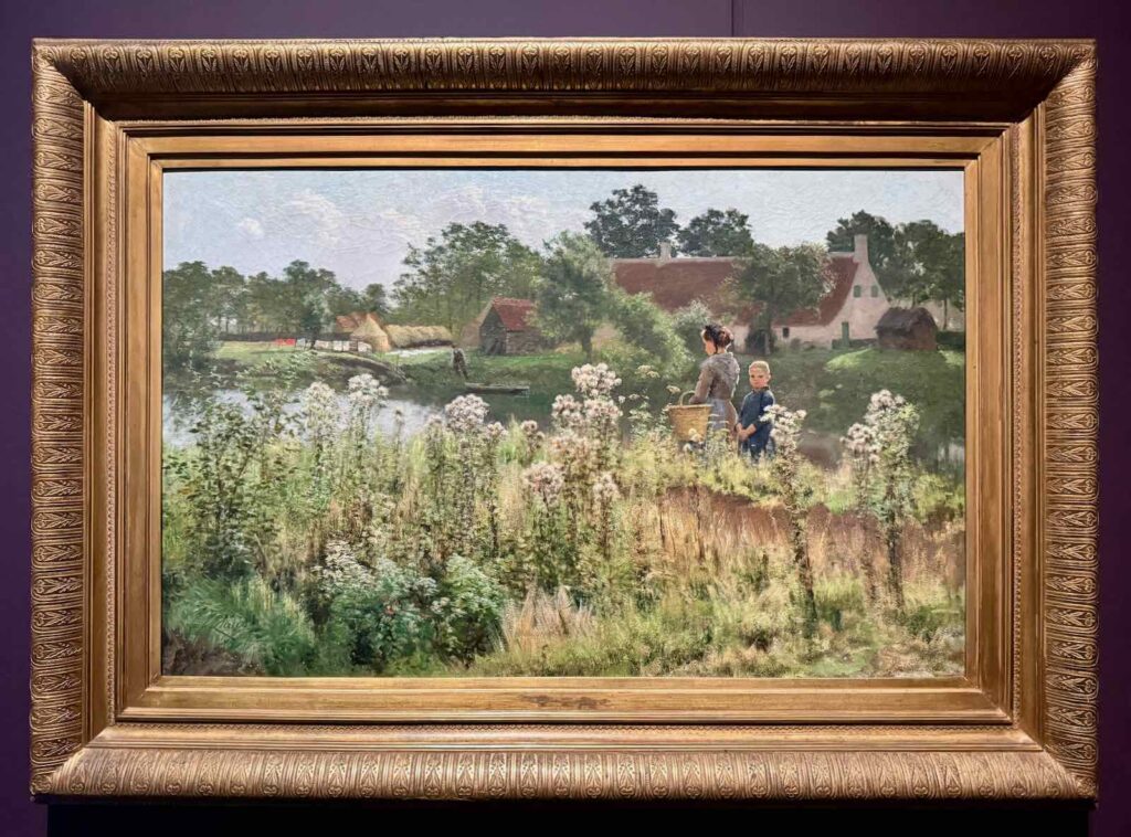 La Lys à Astene, Émile Claus, vers 1885